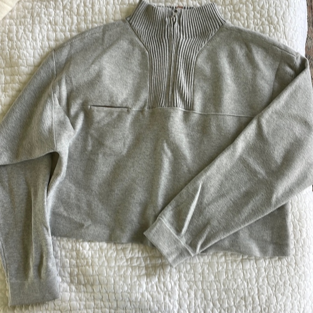 Lunya Cozy Cotton Silk Sweater size S